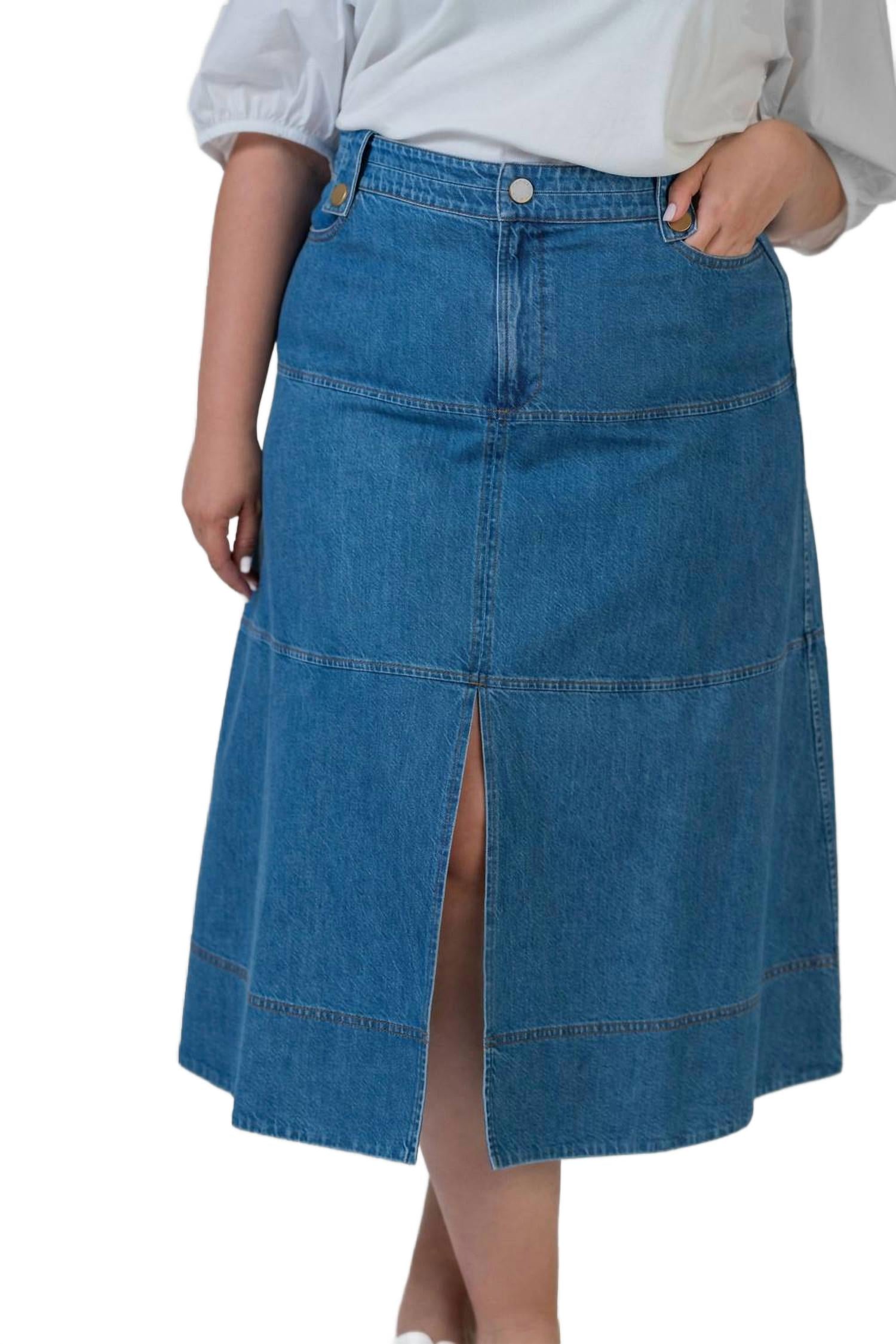 Юбка джинсовая Hudie - плюс размера M, цвет индиго Tanya Taylor
Юбка джинсовая Hudie - плюс размера M, цвет индиго Tanya Taylor