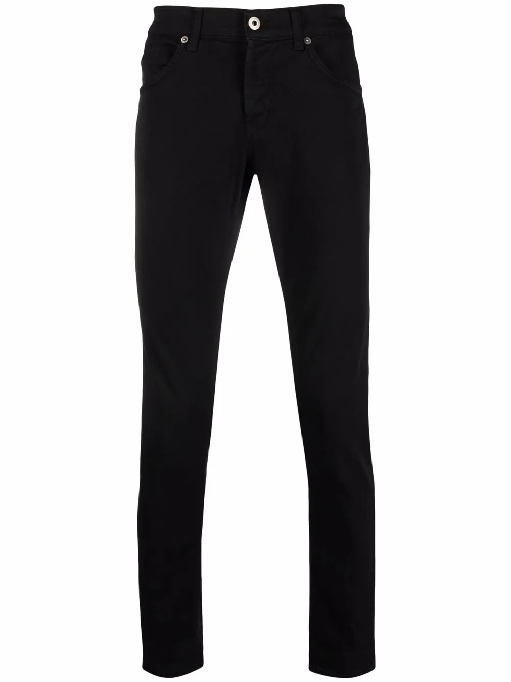 Джинсы с нашивкой-логотипом DONDUP, черный 
Джинсы с нашивкой-логотипом DONDUP, черный