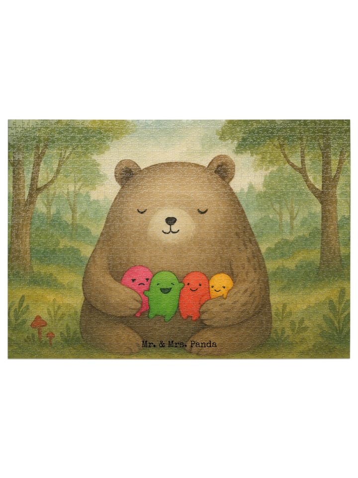 Mr. & Mrs. Panda Дизайн «Медведь-головоломка» без надписей белым цветом
Mr. & Mrs. Panda Дизайн «Медведь-головоломка» без надписей белым цветом