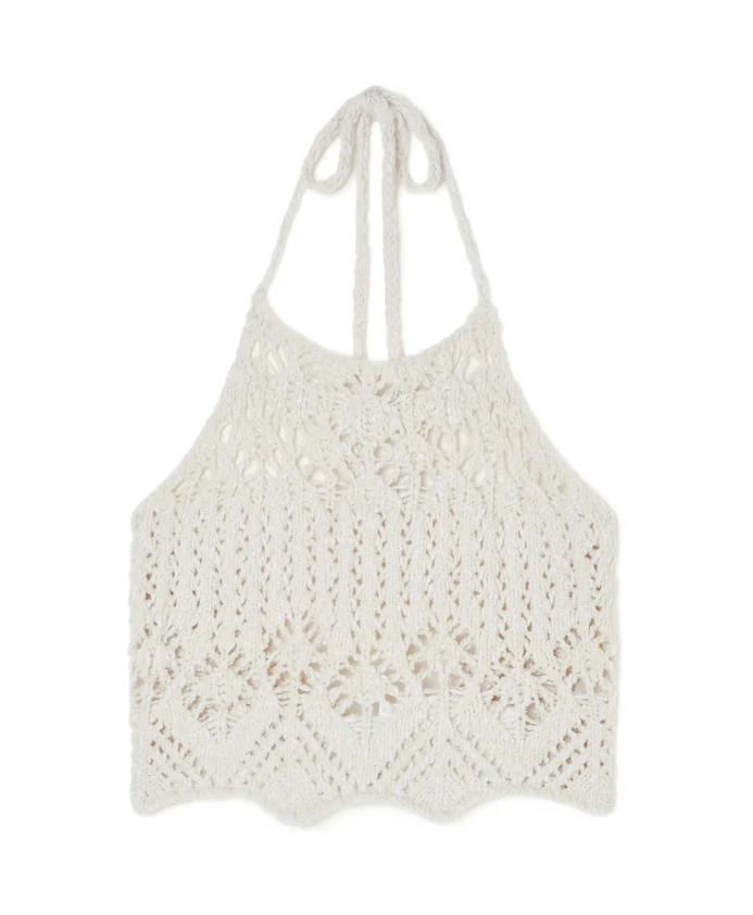 Вязаный крючком топ "Романтика в лагуне" Alanui, белый
Вязаный крючком топ "Романтика в лагуне" Alanui, белый