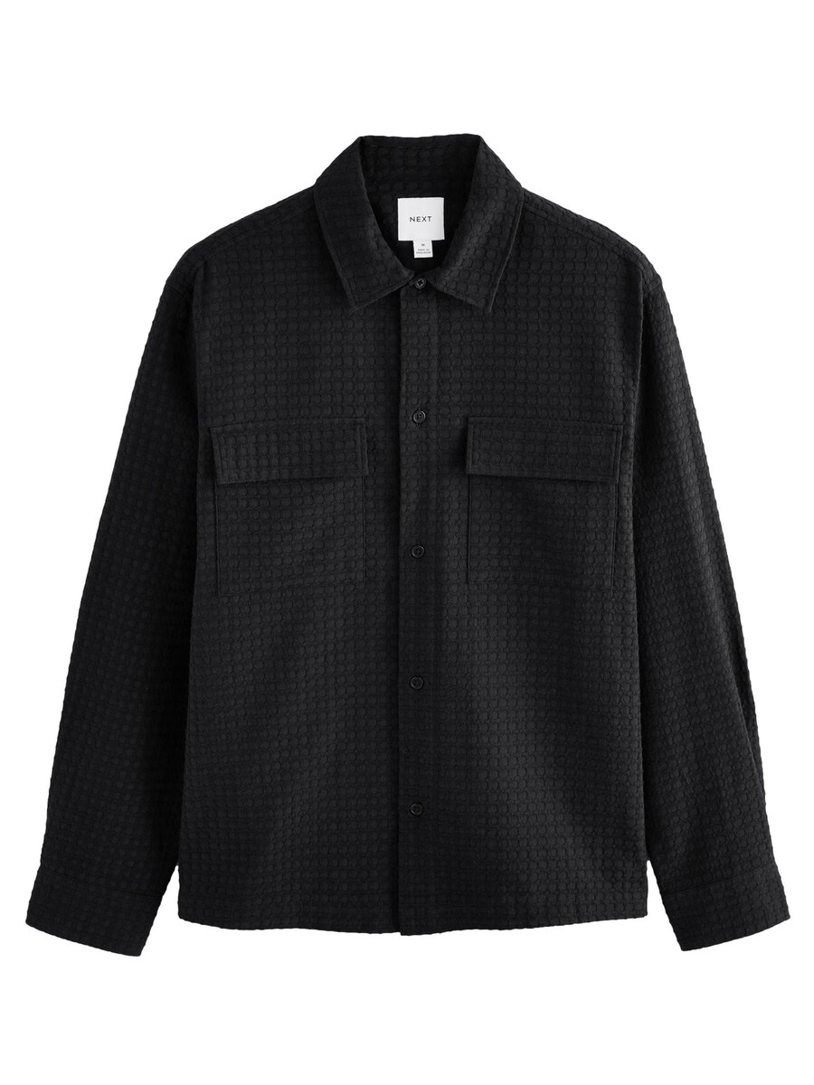 Рубашка обычного кроя на пуговицах Next, черный
Рубашка обычного кроя на пуговицах Next, черный