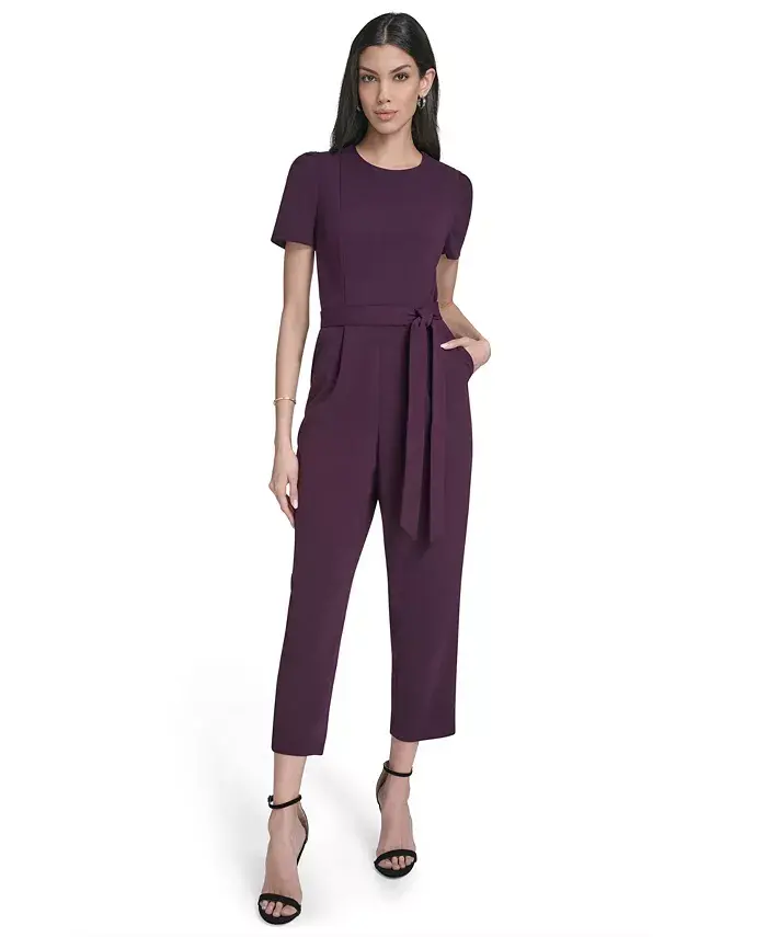 Миниатюрный комбинезон с короткими рукавами Calvin Klein
Миниатюрный комбинезон с короткими рукавами Calvin Klein