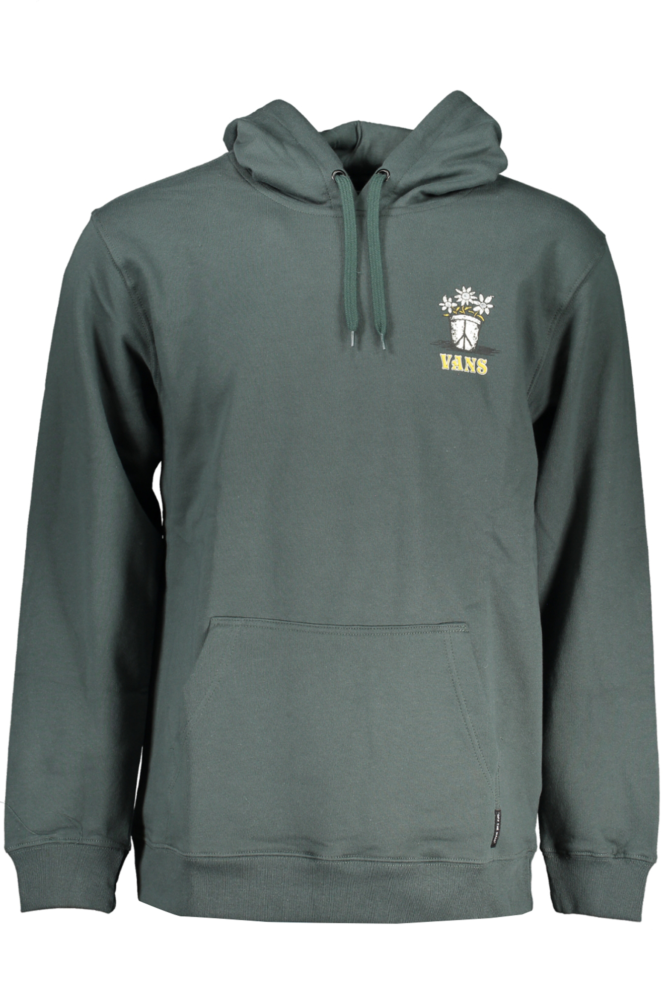 Толстовка мужская Vans с принтом, зеленый 
Толстовка мужская Vans с принтом, зеленый