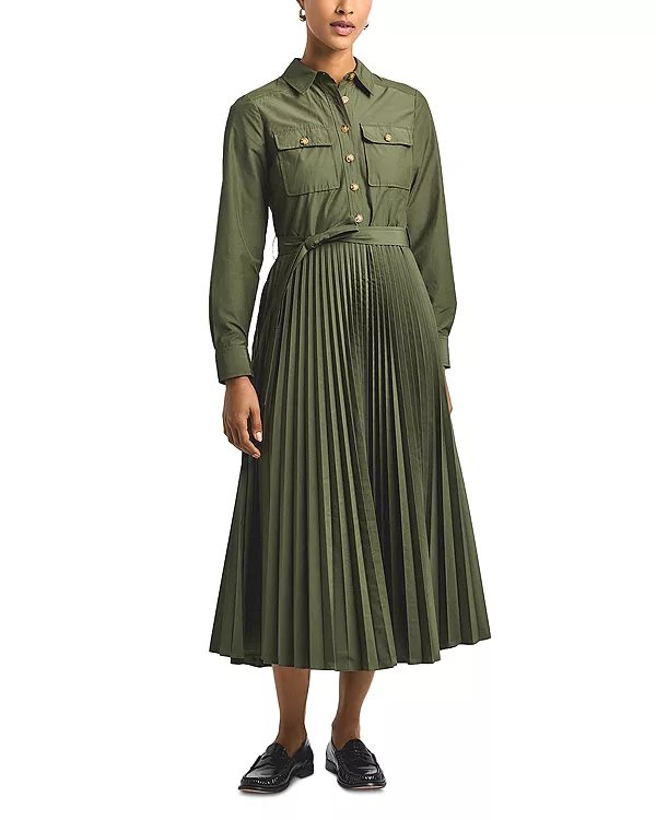 Плиссированное платье Кенза Derek Lam 10 Crosby, зеленый
Плиссированное платье Кенза Derek Lam 10 Crosby, зеленый