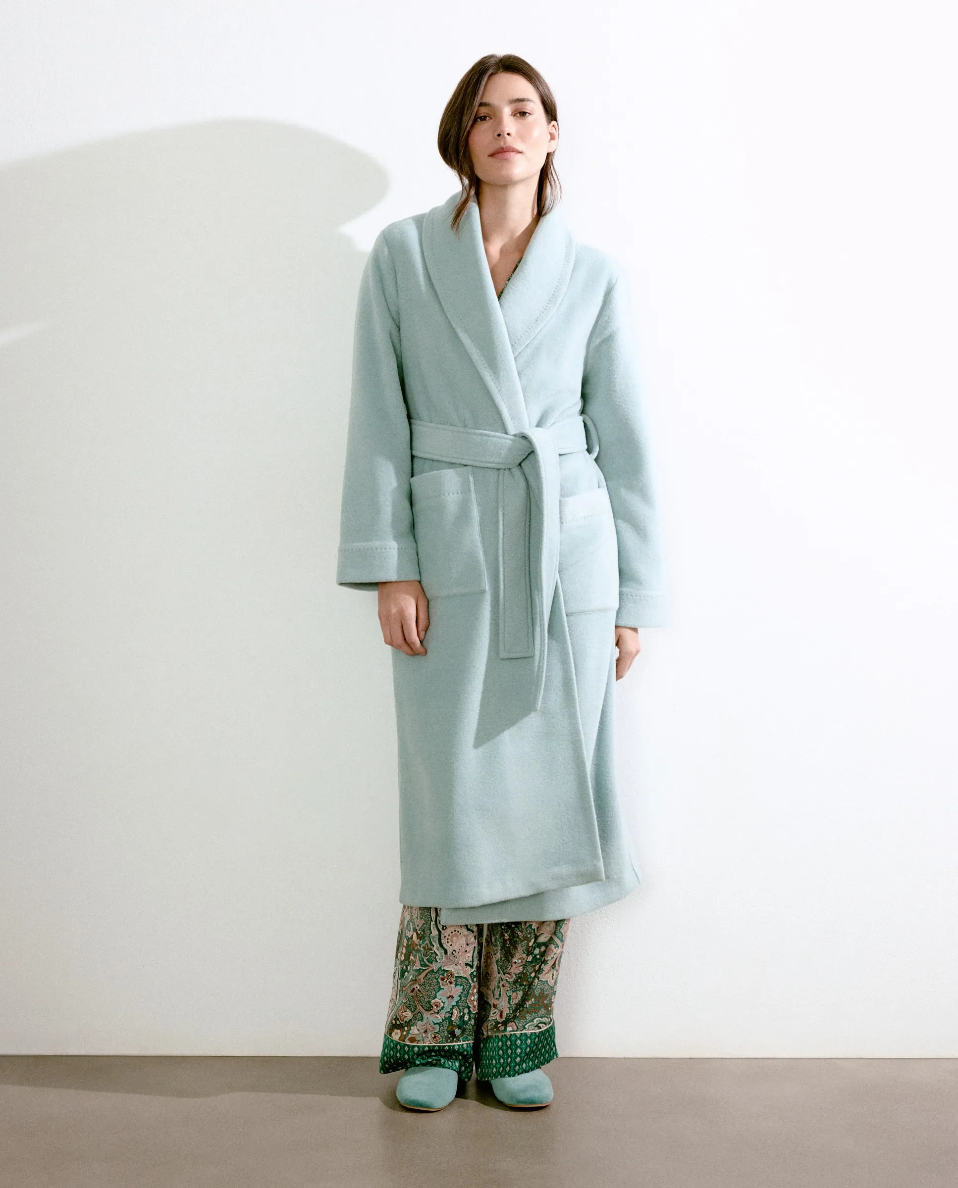 Женский однотонный халат из полиэстера Énfasis, бирюзовый
Женский однотонный халат из полиэстера Énfasis, бирюзовый