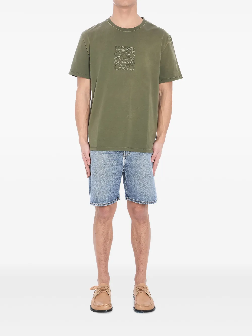 Футболка с вышивкой Anagram LOEWE, зеленый
Футболка с вышивкой Anagram LOEWE, зеленый