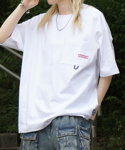 Футболка с коротким рукавом, вышитым карпаном, свободного кроя, унисекс INHABITANT, белый
Футболка с коротким рукавом, вышитым карпаном, свободного кроя, унисекс INHABITANT, белый