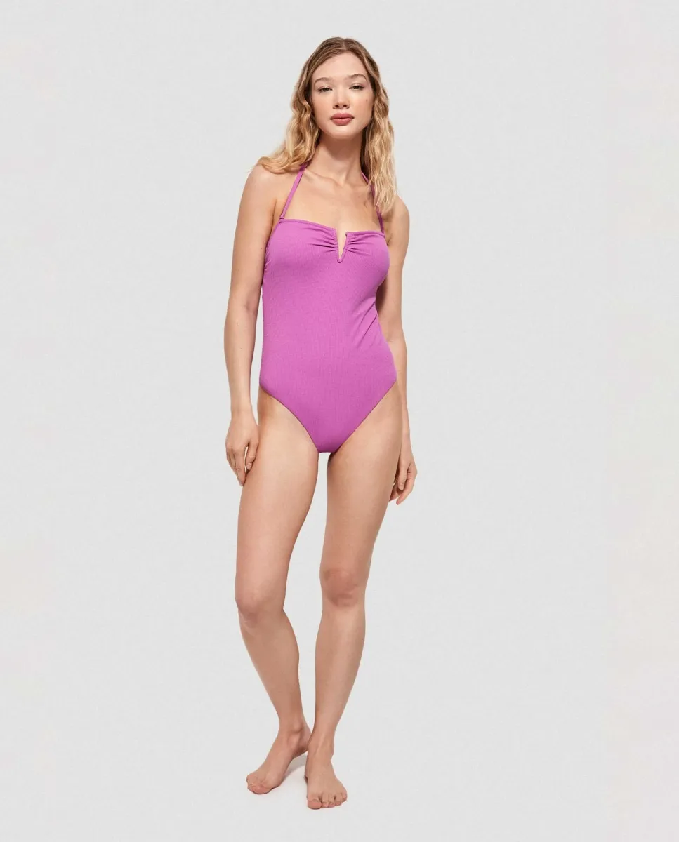 Женский купальник без косточек со съемной пеной Gisela, сиреневый
Женский купальник без косточек со съемной пеной Gisela, сиреневый