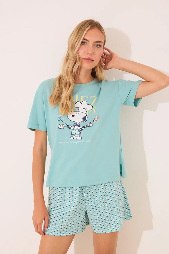 Пижама Women'Secret, бирюзовый
Пижама Women'Secret, бирюзовый