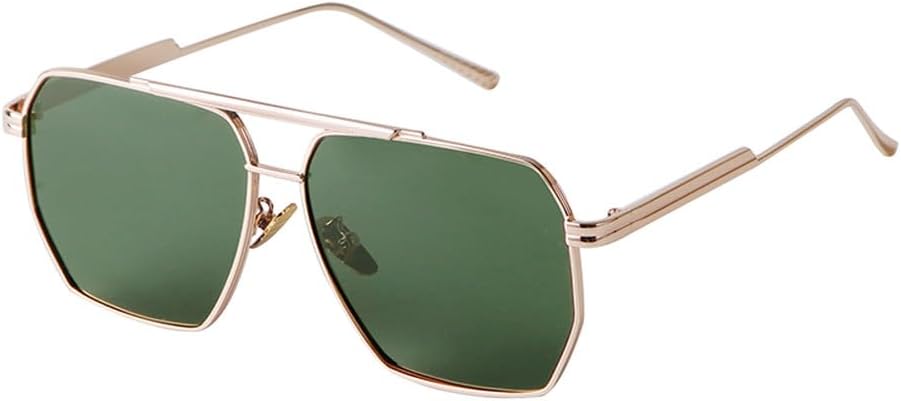 Ретро металлические солнцезащитные очки большого размера для женщин и мужчин, винтажные классические зеленые солнцезащитные очки с защитой от УФ-излучения UV400 TKKTLLT, C3
Ретро металлические солнцезащитные очки большого размера для женщин и мужчин, винтажные классические зеленые солнцезащитные очки с защитой от УФ-излучения UV400 TKKTLLT, C3