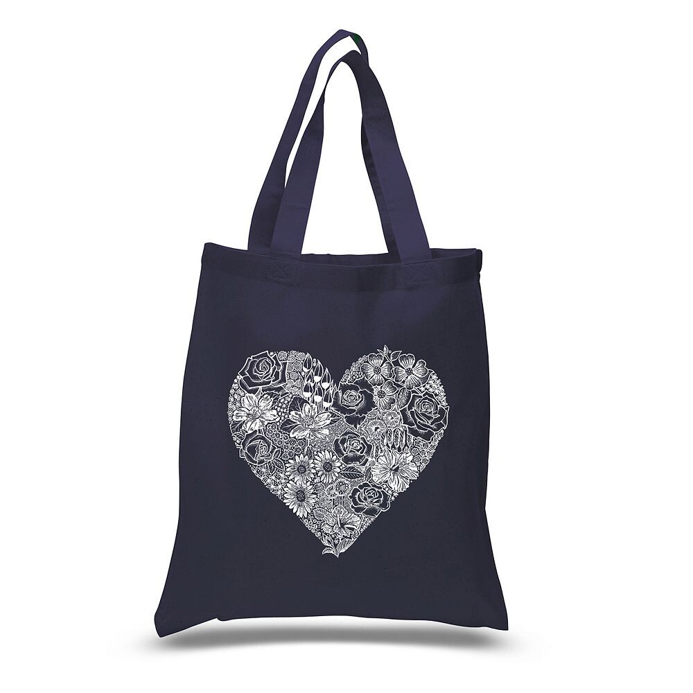 Маленькая большая сумка Word Art - Цветы в форме сердца LA Pop Art, темно-синий 
Маленькая большая сумка Word Art - Цветы в форме сердца LA Pop Art, темно-синий