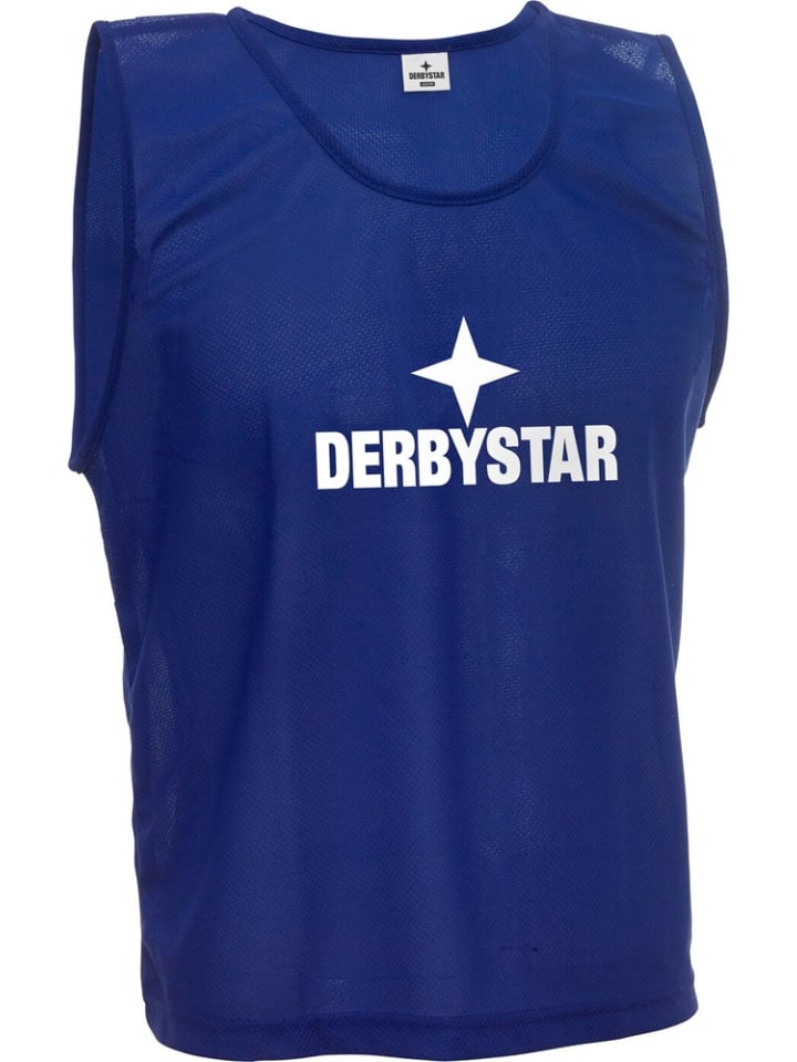 Derbystar «Маркерный жилет» на майке синего цвета
Derbystar «Маркерный жилет» на майке синего цвета