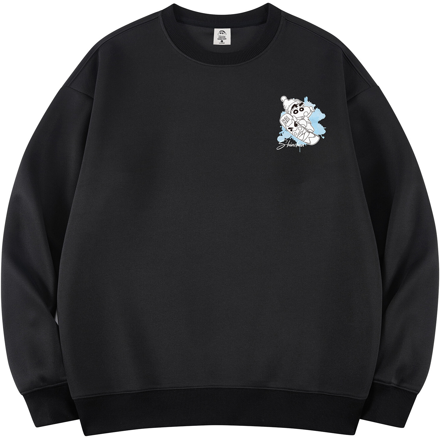 Толстовка унисекс Crayon Shinchan/Crayon Shinchan, Черный 
Толстовка унисекс Crayon Shinchan/Crayon Shinchan, Черный