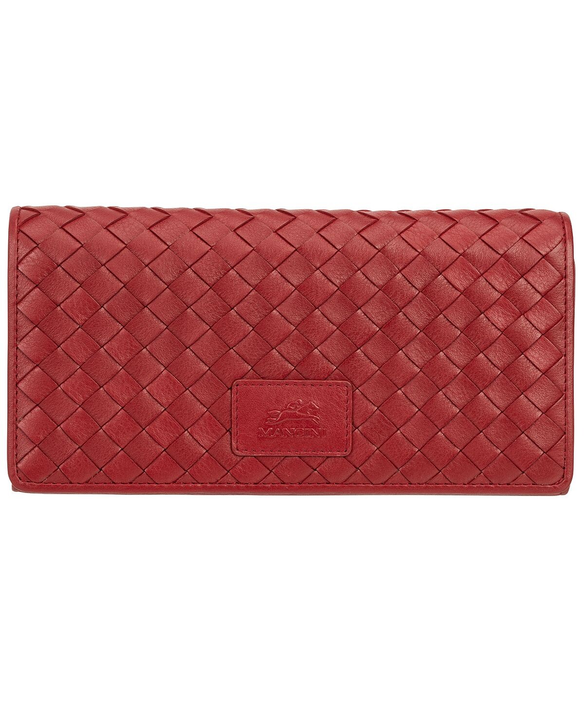 Женский кошелек Basket Weave с защитой RFID тройного сложения из коллекции Mancini, красный
Женский кошелек Basket Weave с защитой RFID тройного сложения из коллекции Mancini, красный