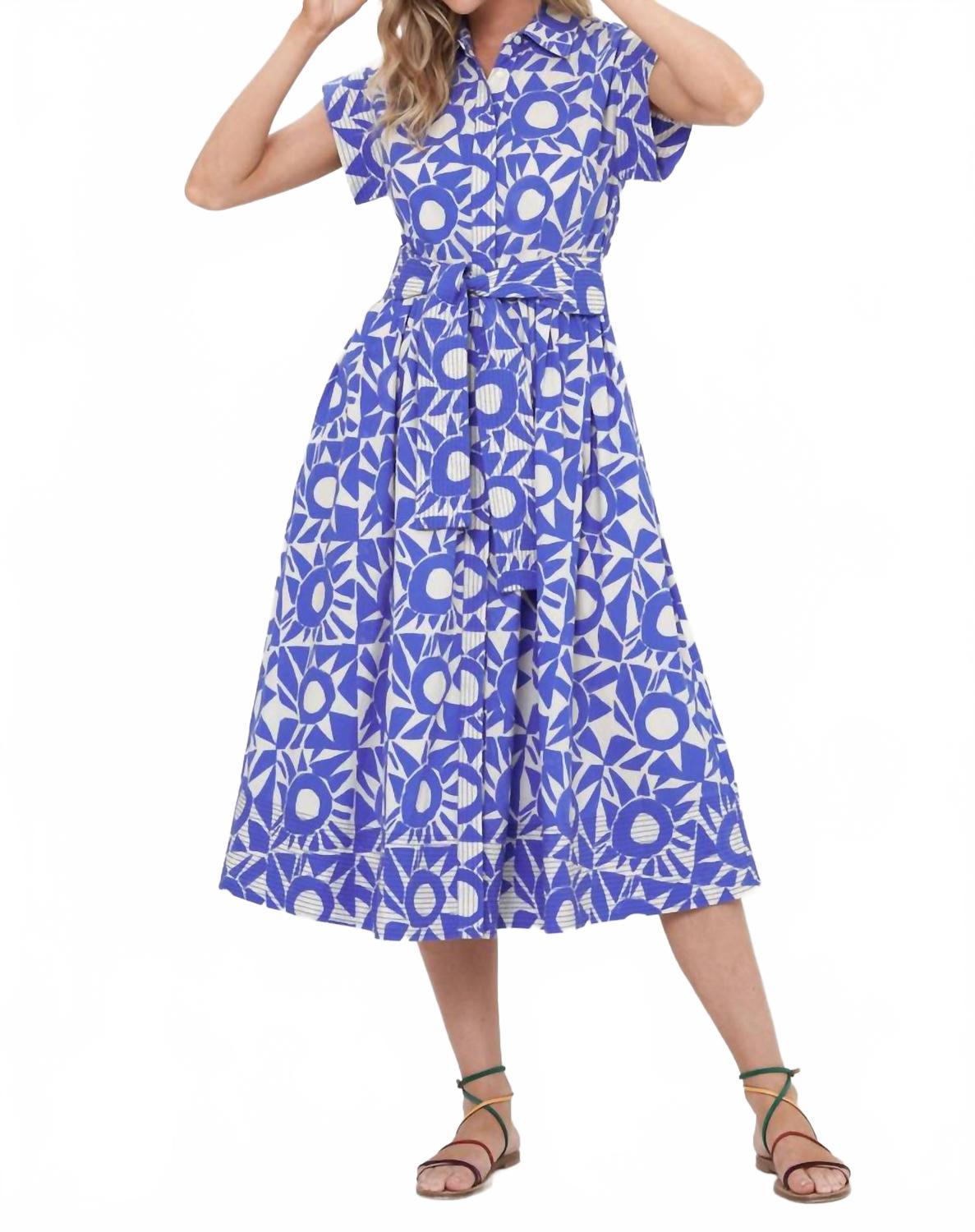 Рубашка-платье с поясом в цвете Eclipse Blue Oliphant
Рубашка-платье с поясом в цвете Eclipse Blue Oliphant