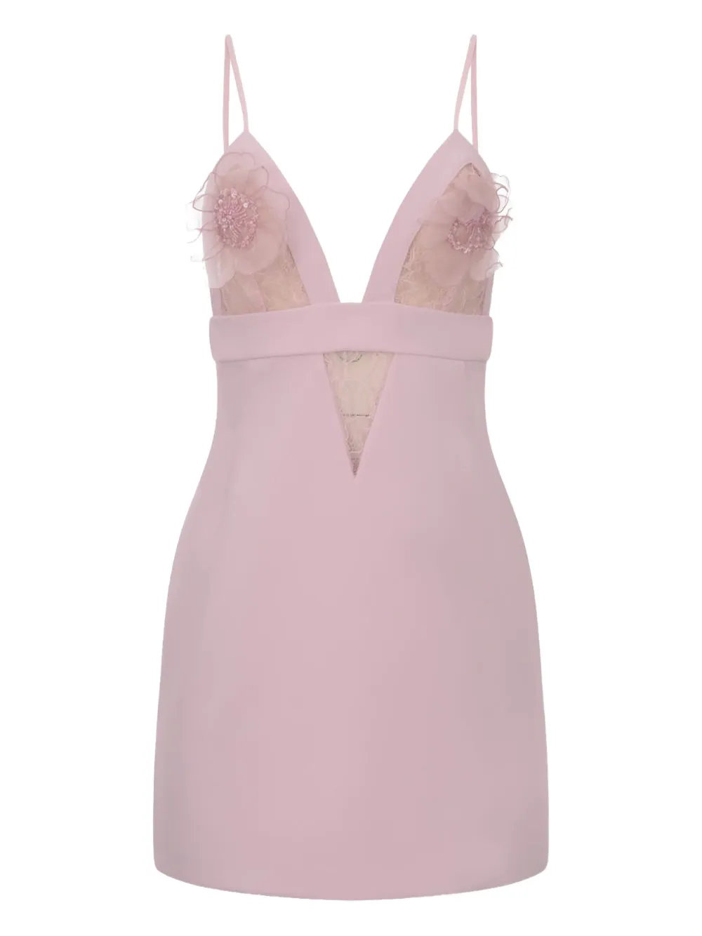 Декорированное платье мини с кружевом Elisabetta Franchi, розовый
Декорированное платье мини с кружевом Elisabetta Franchi, розовый