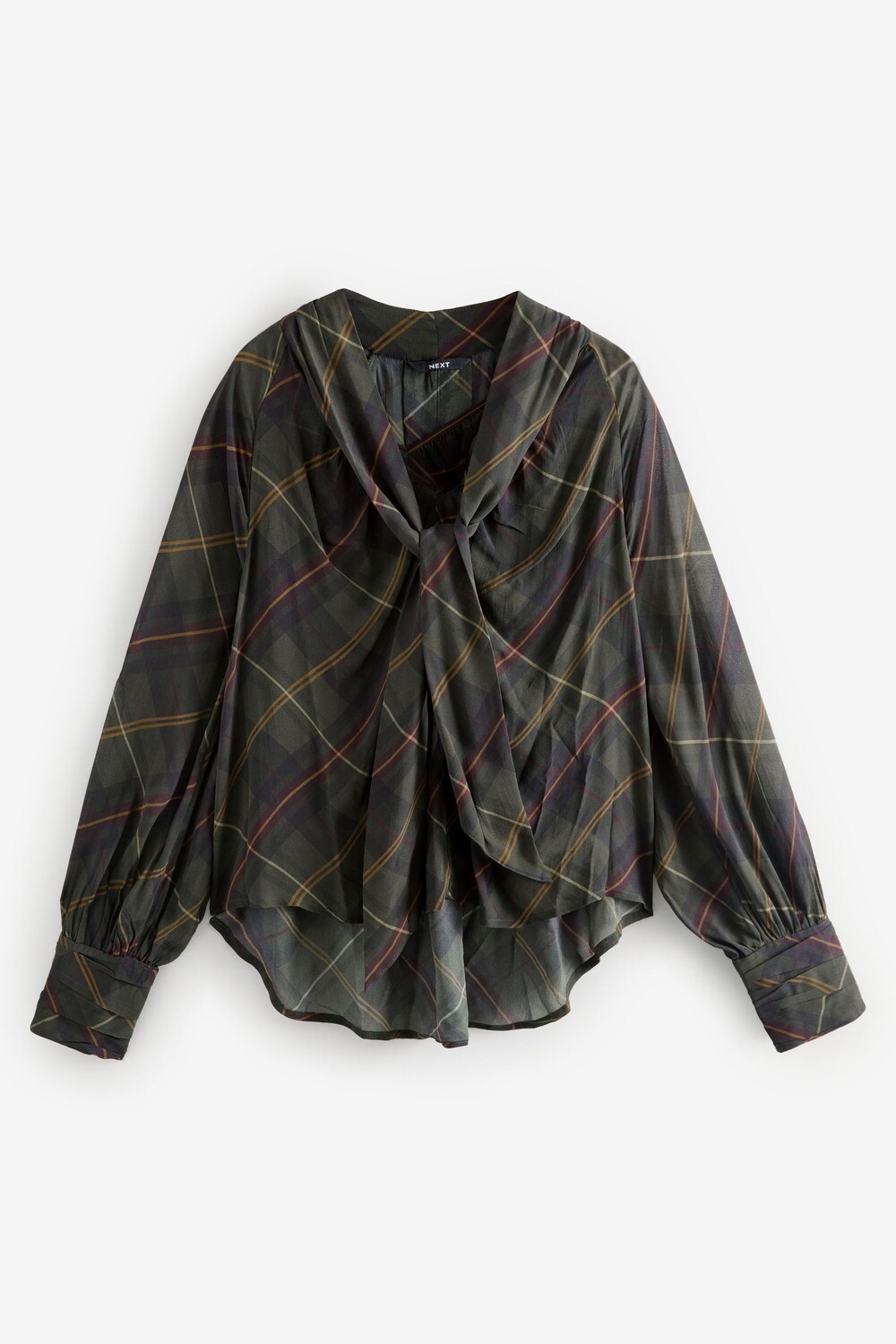 Блузка с длинными рукавами и завязкой на шее Next, черный
Блузка с длинными рукавами и завязкой на шее Next, черный