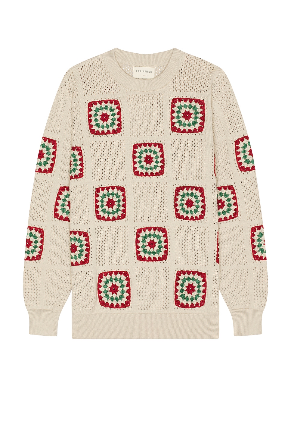 Вязаный крючком свитер Far Afield, peyote sand floral
Вязаный крючком свитер Far Afield, peyote sand floral