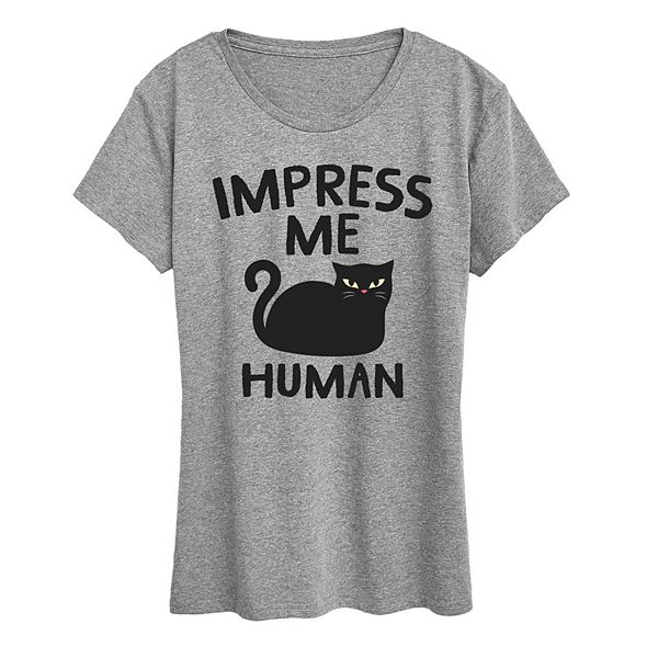 Футболка женская с принтом cat impress me human Licensed Character, Heather Gray
Футболка женская с принтом cat impress me human Licensed Character, Heather Gray