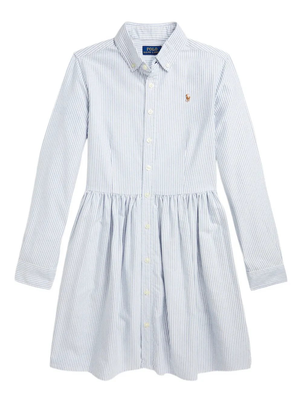 Платье-рубашка Classic Oxford POLO RALPH LAUREN KIDS, синий 
Платье-рубашка Classic Oxford POLO RALPH LAUREN KIDS, синий