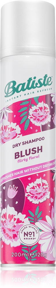 Сухой шампунь Blush Flirty Floral для объема и блеска Batiste, 200 мл
Сухой шампунь Blush Flirty Floral для объема и блеска Batiste, 200 мл