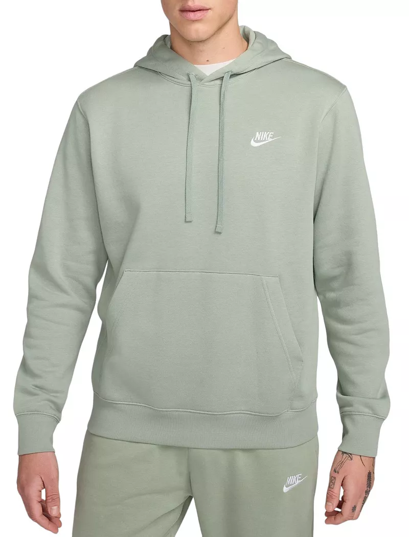 Мужская флисовая худи Nike Sportswear Club, цвет Jade Horizon
Мужская флисовая худи Nike Sportswear Club, цвет Jade Horizon