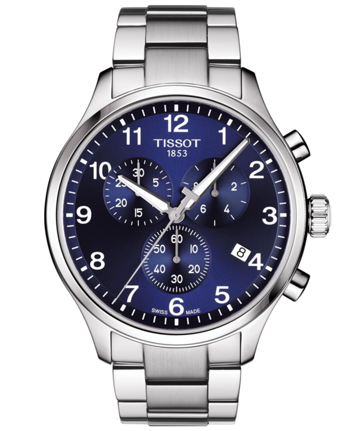 Мужские швейцарские часы с хронографом Chrono XL Classic T-Sport с браслетом из нержавеющей стали, 45 мм Tissot
Мужские швейцарские часы с хронографом Chrono XL Classic T-Sport с браслетом из нержавеющей стали, 45 мм Tissot