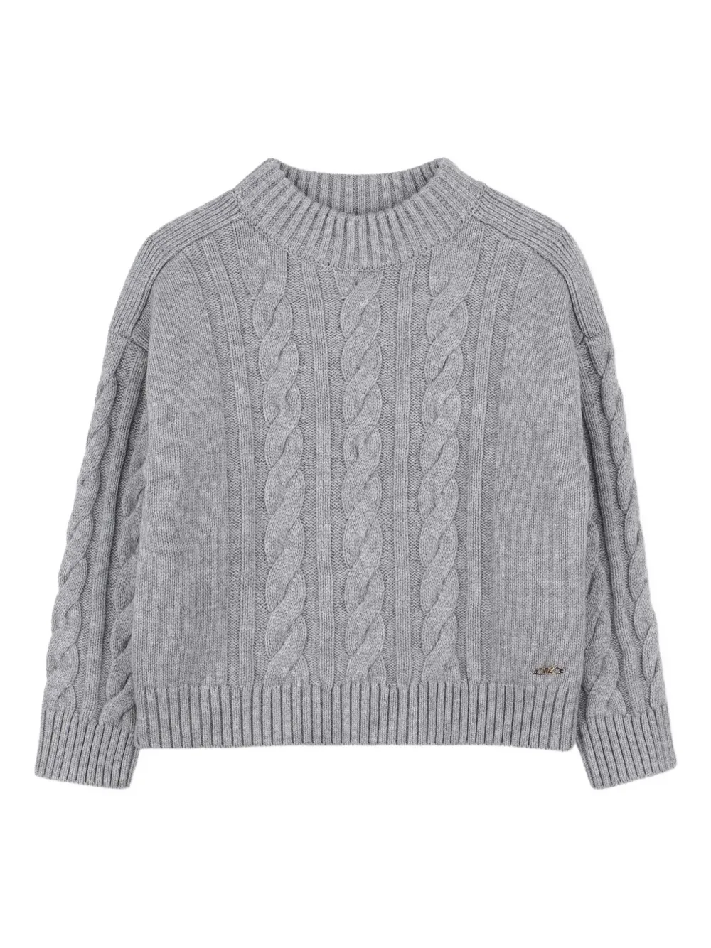 Джемпер фактурной вязки Michael Kors Kids, серый
Джемпер фактурной вязки Michael Kors Kids, серый