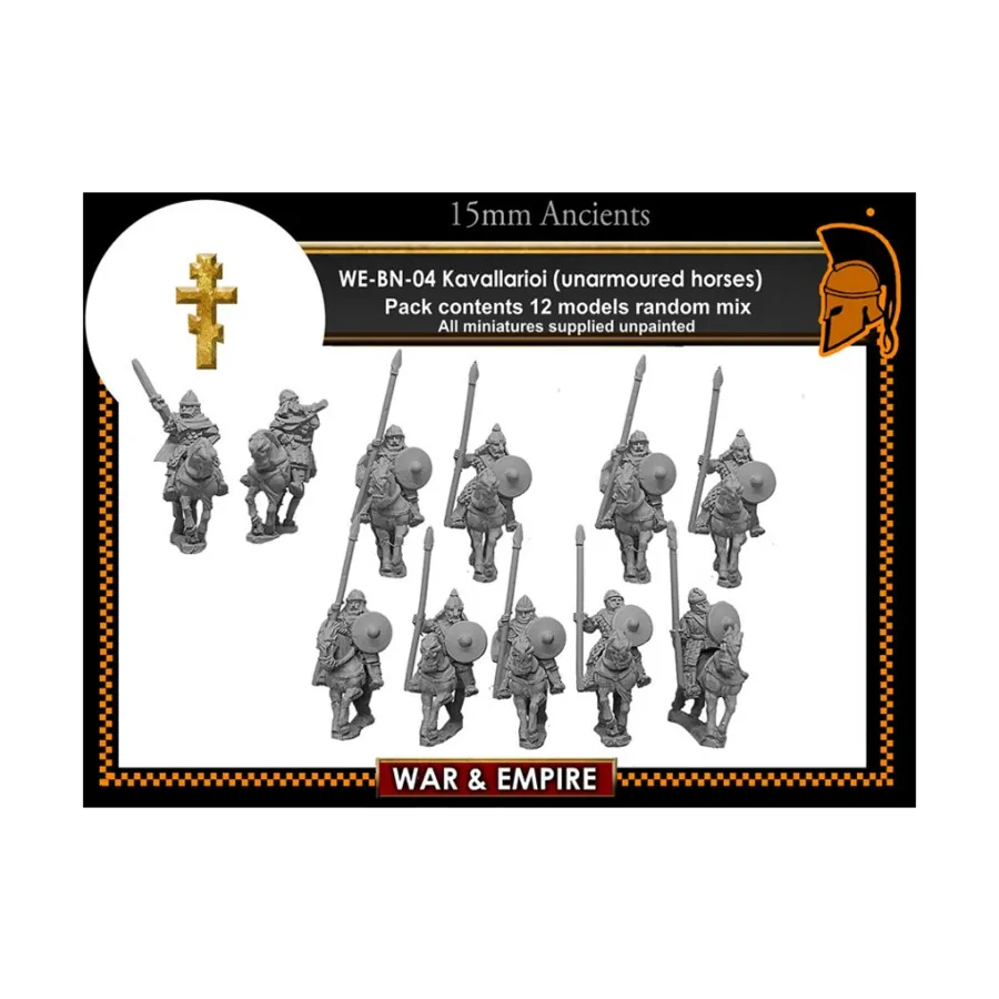 Каваллариой, War & Empire - Dark Ages Miniatures - Byzantine, Late/Nikephorian (15mm)
Каваллариой, War & Empire - Dark Ages Miniatures - Byzantine, Late/Nikephorian (15mm)