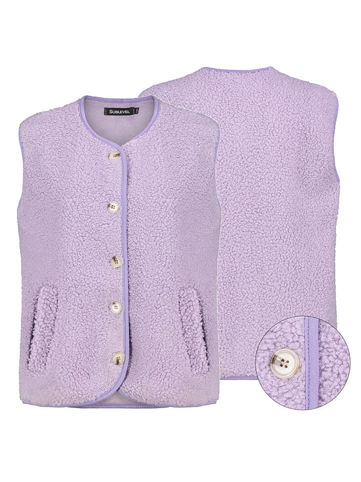 Sublevel Жилет из искусственного меха сиреневого цвета
Sublevel Жилет из искусственного меха сиреневого цвета