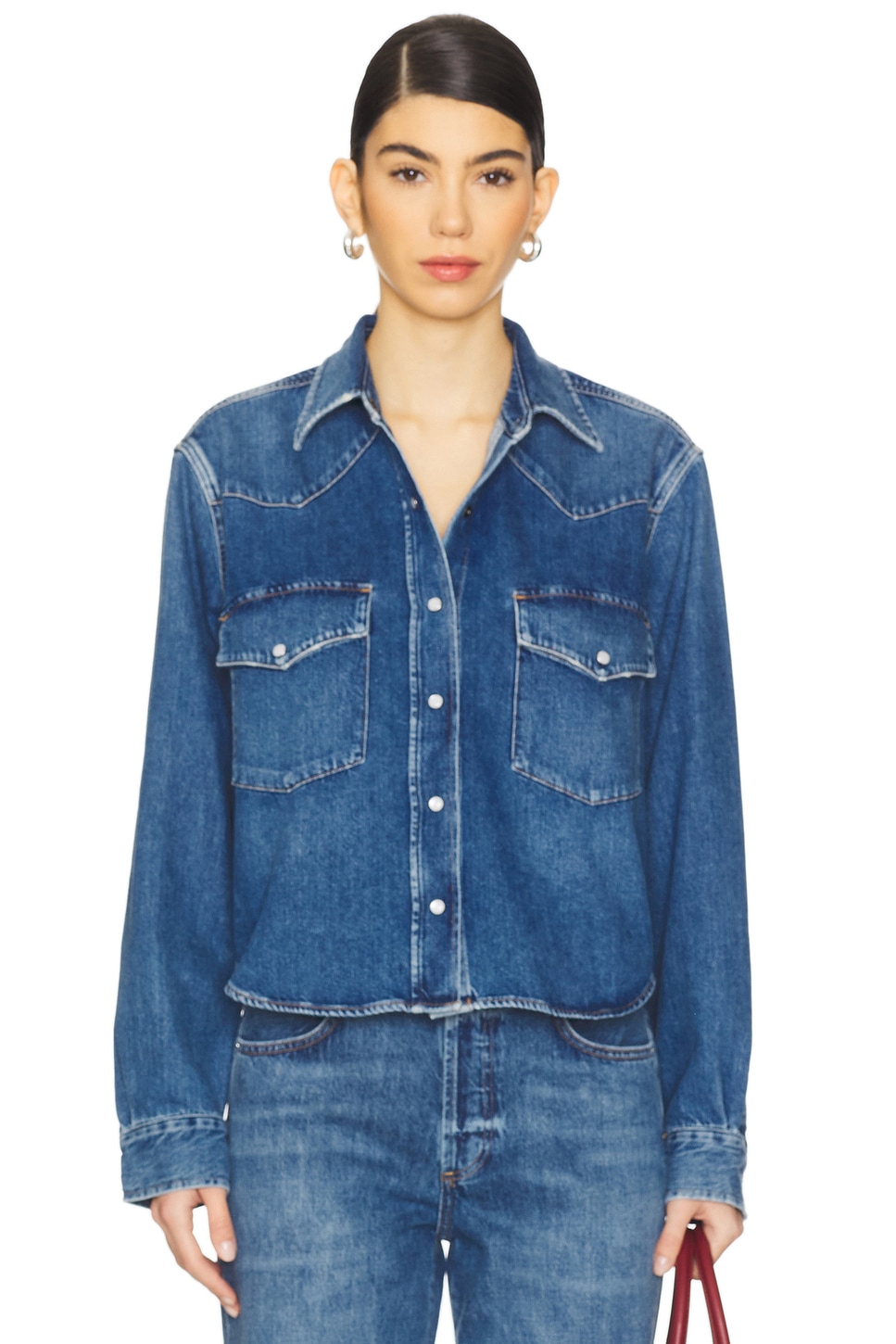 Укороченная западная рубашка Citizens Of Humanity, chaya
Укороченная западная рубашка Citizens Of Humanity, chaya