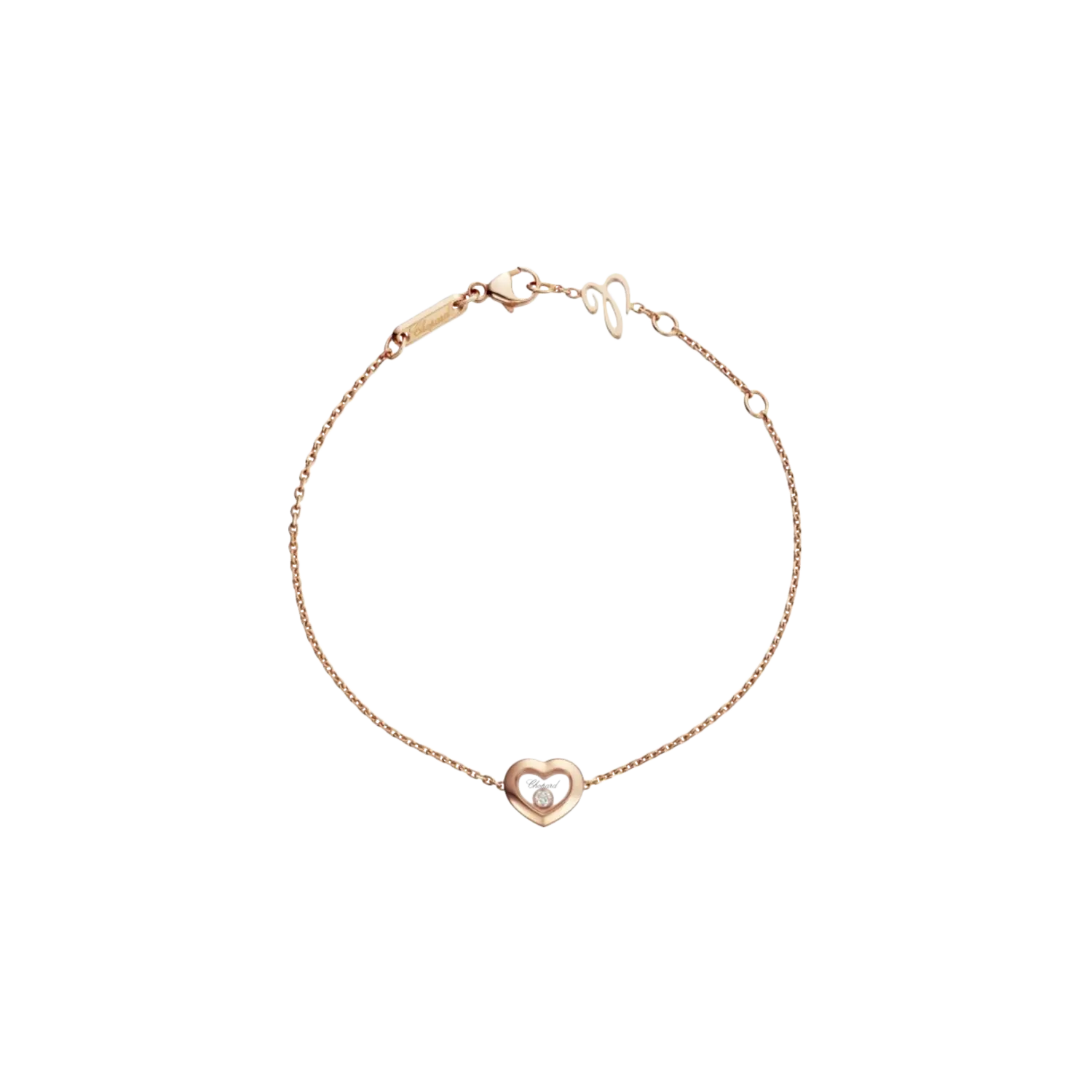 Браслет Chopard - Happy Diamonds из розового золота с бриллиантом
Браслет Chopard - Happy Diamonds из розового золота с бриллиантом