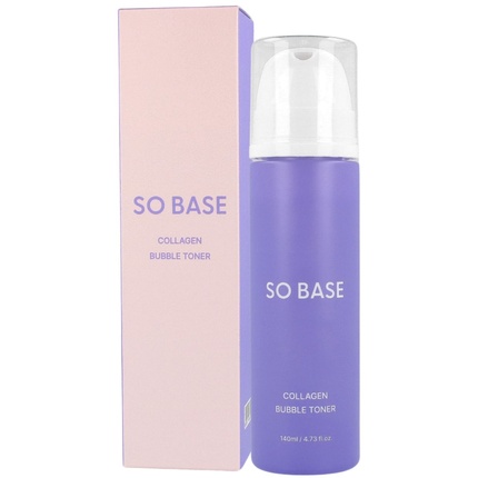 Collagen Bubble Toner 140 мл - осветляющий пенящийся тоник с коллагеном и пептидами So Base
Collagen Bubble Toner 140 мл - осветляющий пенящийся тоник с коллагеном и пептидами So Base