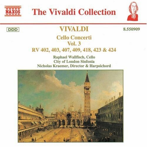 CD диск Vivaldi / Wallfisch / Kraemer: Cello Concerti 3
CD диск Vivaldi / Wallfisch / Kraemer: Cello Concerti 3