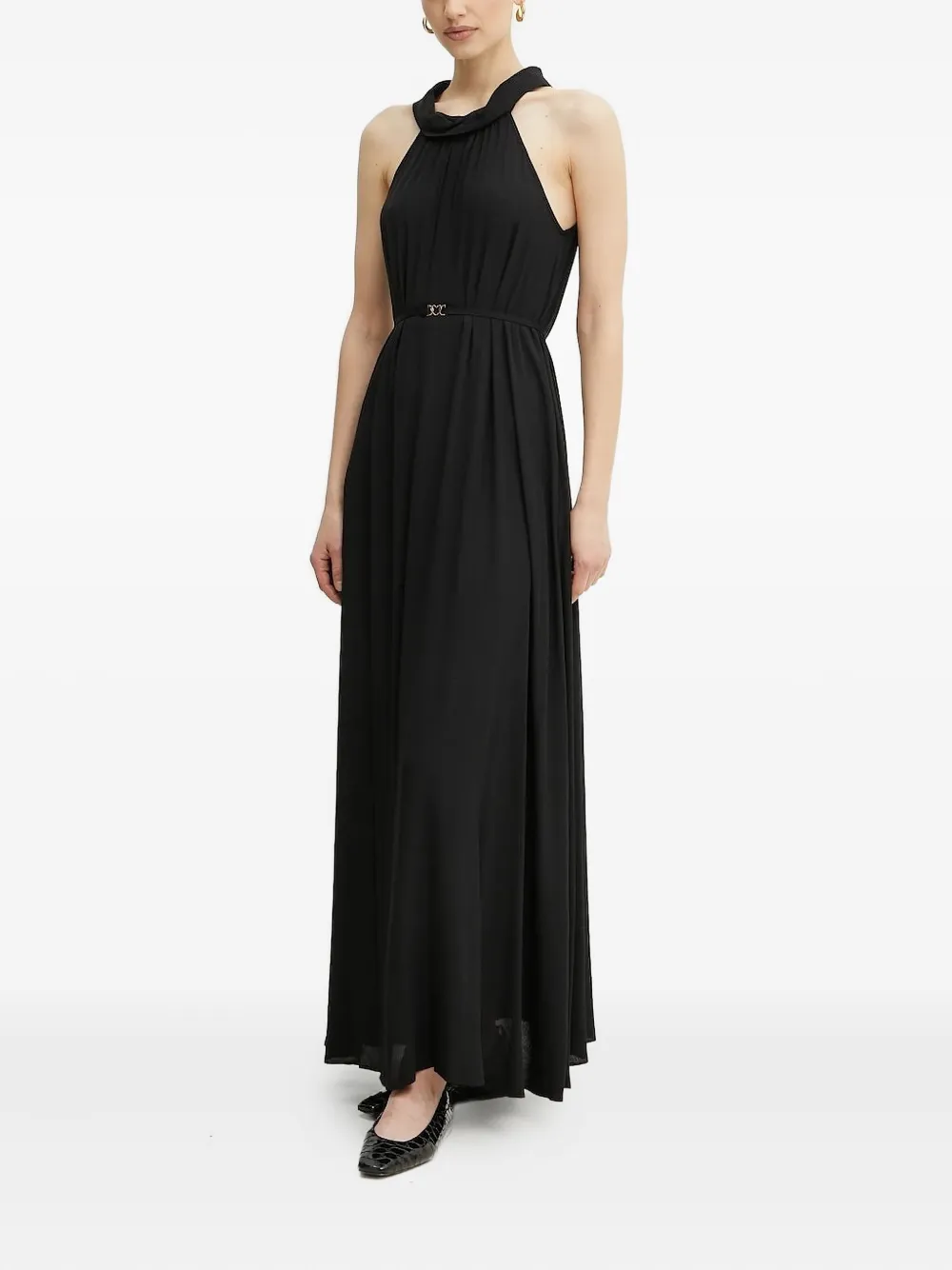 Платье макси с халтер-воротом TWINSET, черный
Платье макси с халтер-воротом TWINSET, черный