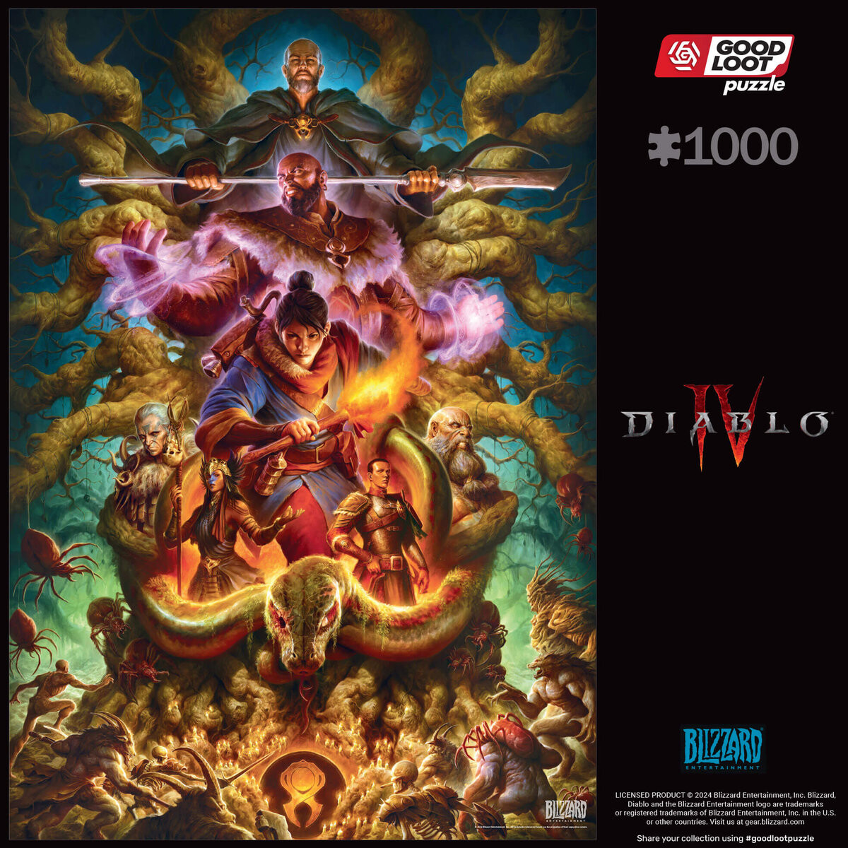 Пазл, Good Loot, Gaming Puzzle, Diablo IV Horadrim, 1000 шт.
Пазл, Good Loot, Gaming Puzzle, Diablo IV Horadrim, 1000 шт.