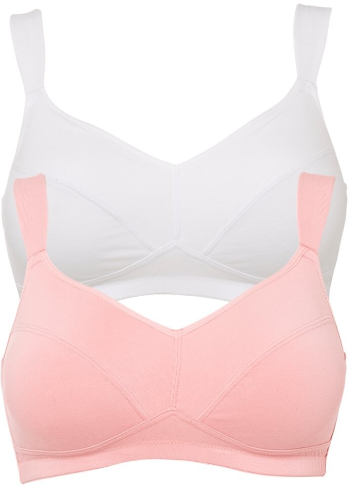 Бюстгальтер без косточек из натурального хлопка (2 шт в упаковке) Bpc Bonprix Collection, белый
Бюстгальтер без косточек из натурального хлопка (2 шт в упаковке) Bpc Bonprix Collection, белый