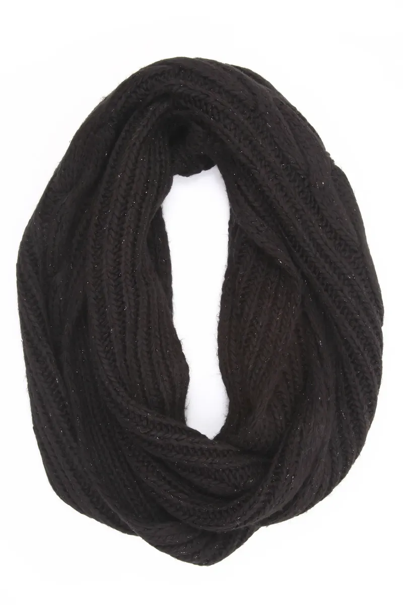 COLLEZIONE ALESSANDRO Петля Softy, производство Италия, с блестящей пряжей, черный
COLLEZIONE ALESSANDRO Петля Softy, производство Италия, с блестящей пряжей, черный