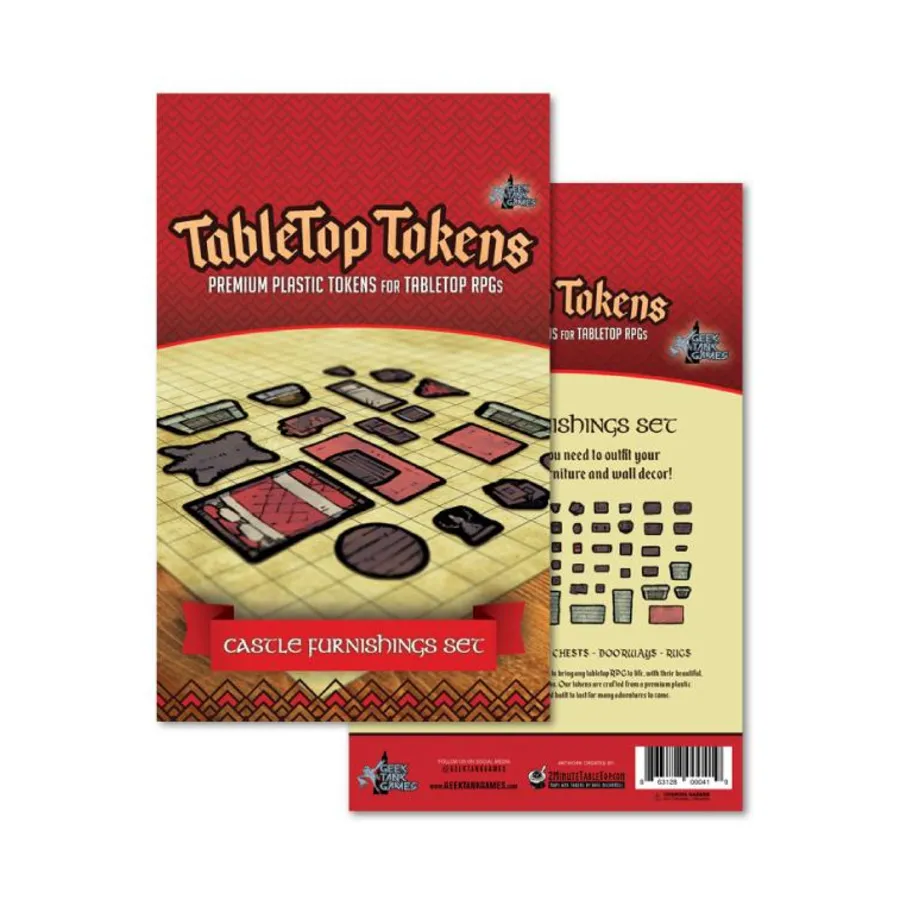 Набор мебели для замка, Tabletop Tokens
Набор мебели для замка, Tabletop Tokens