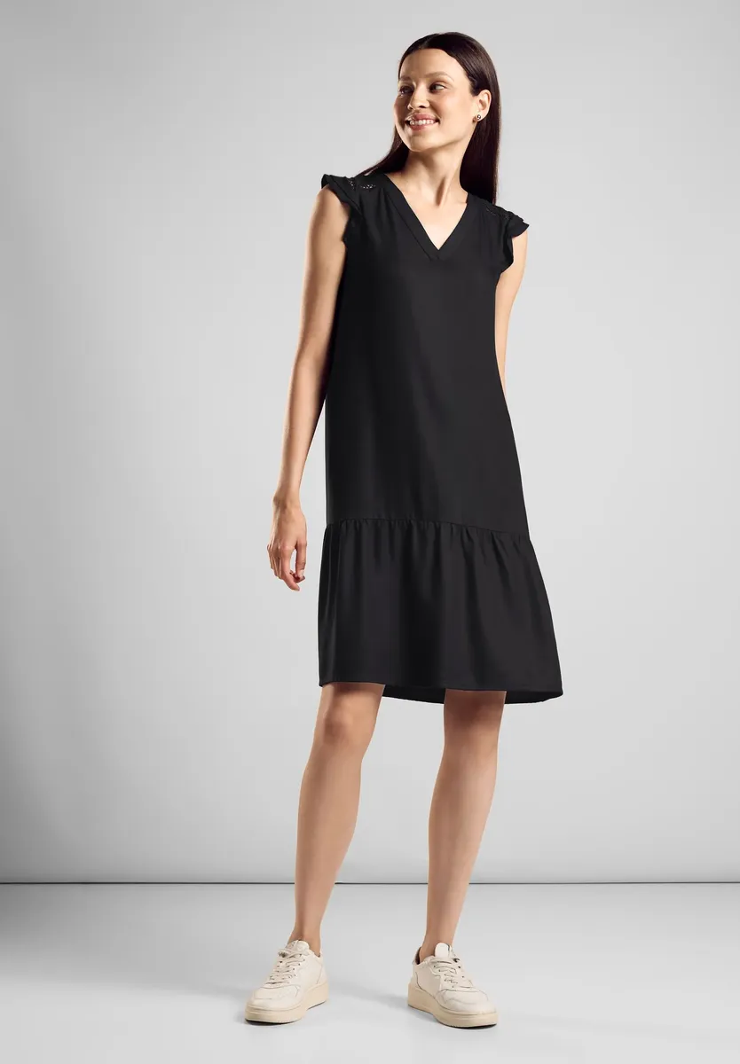 Платье-туника STREET ONE с рукавами-тюльпанами, черный
Платье-туника STREET ONE с рукавами-тюльпанами, черный