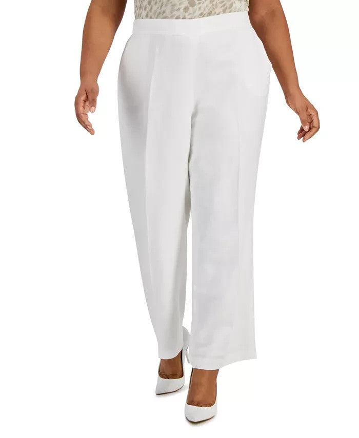 Брюки Kasper женские, белые, льняные, эластичные, прямого кроя, с эластичной резинкой на талии, FTS1191 Kasper, белый
Брюки Kasper женские, белые, льняные, эластичные, прямого кроя, с эластичной резинкой на талии, FTS1191 Kasper, белый