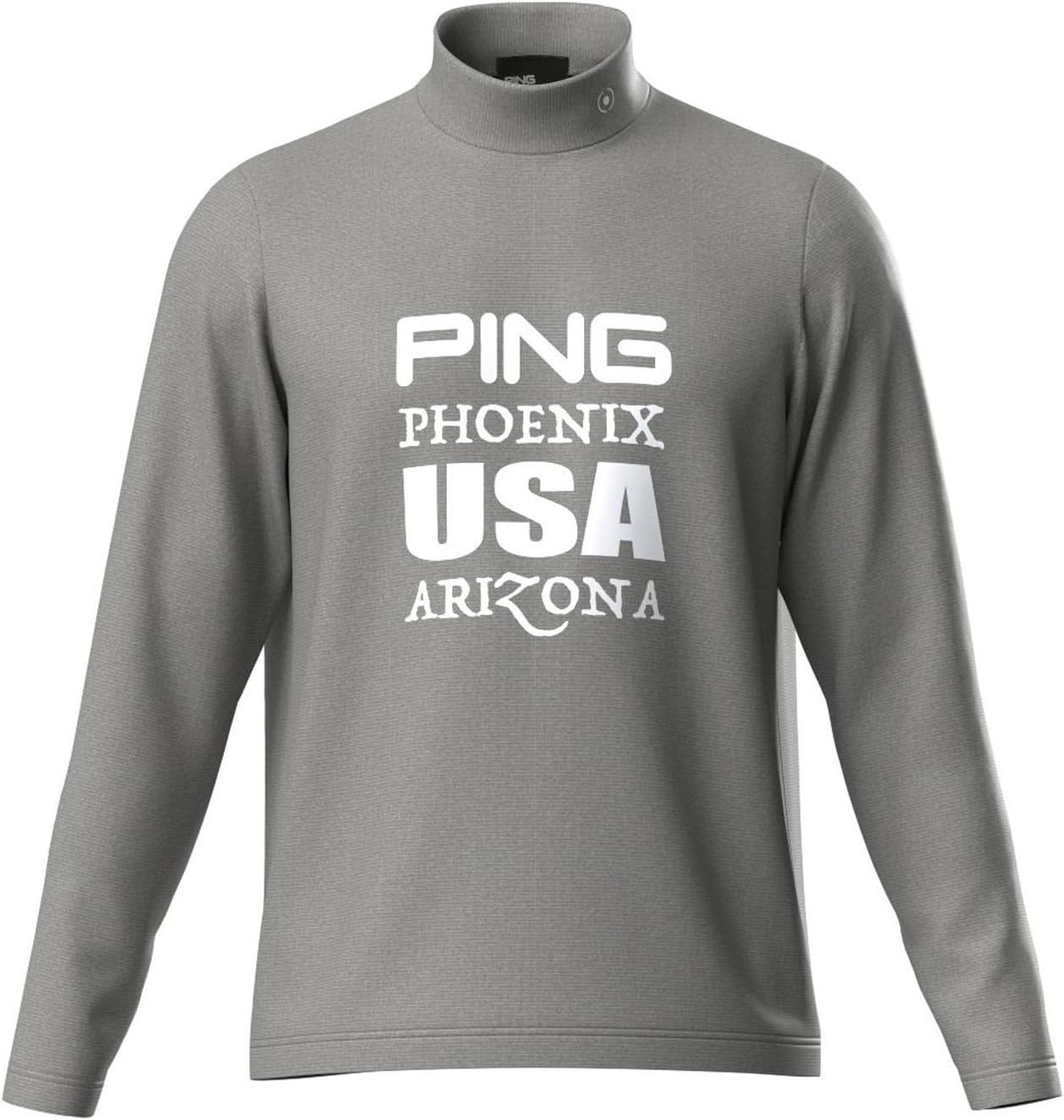 Мужская легкая, быстросохнущая рубашка с длинными рукавами и высоким воротником для гольфа Ping, серый
Мужская легкая, быстросохнущая рубашка с длинными рукавами и высоким воротником для гольфа Ping, серый