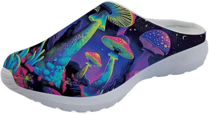 Мужские сандалии GLENLCWE, женские прогулочные мюли, кроссовки, сетчатые мягкие садовые сабо, легкая обувь для душа и воды с поддержкой свода стопы, Colorful Mushroom
Мужские сандалии GLENLCWE, женские прогулочные мюли, кроссовки, сетчатые мягкие садовые сабо, легкая обувь для душа и воды с поддержкой свода стопы, Colorful Mushroom