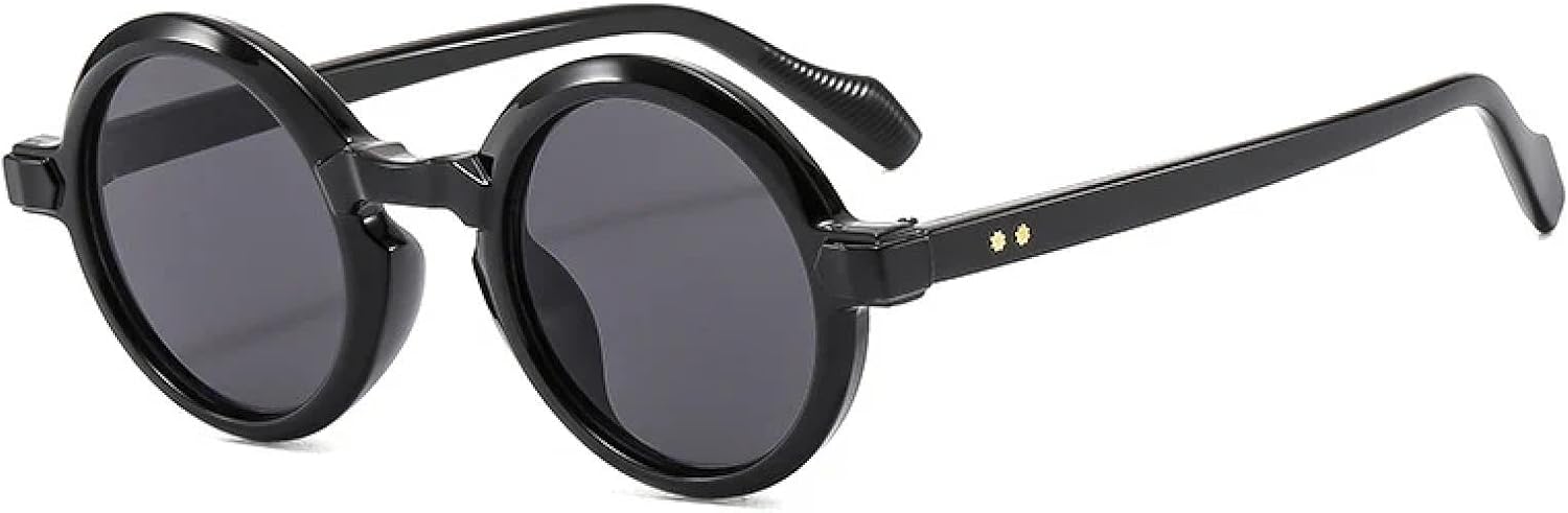 Солнцезащитные очки с защитой от УФ-излучения UV400 | Круглые панк-очки для женщин, двухцветный градиент, с заклепками, для занятий спортом на открытом воздухе и вождения DSVIGF, Black Gray
Солнцезащитные очки с защитой от УФ-излучения UV400 | Круглые панк-очки для женщин, двухцветный градиент, с заклепками, для занятий спортом на открытом воздухе и вождения DSVIGF, Black Gray