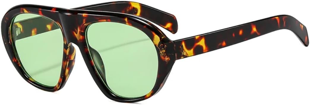 Винтажные солнцезащитные очки конфетных цветов для мужчин и женщин, модные солнцезащитные очки для активного отдыха, защита от УФ-излучения UV400, панк-стиль, леопардовый принт TVTBBVV, Leopard Green
Винтажные солнцезащитные очки конфетных цветов для мужчин и женщин, модные солнцезащитные очки для активного отдыха, защита от УФ-излучения UV400, панк-стиль, леопардовый принт TVTBBVV, Leopard Green