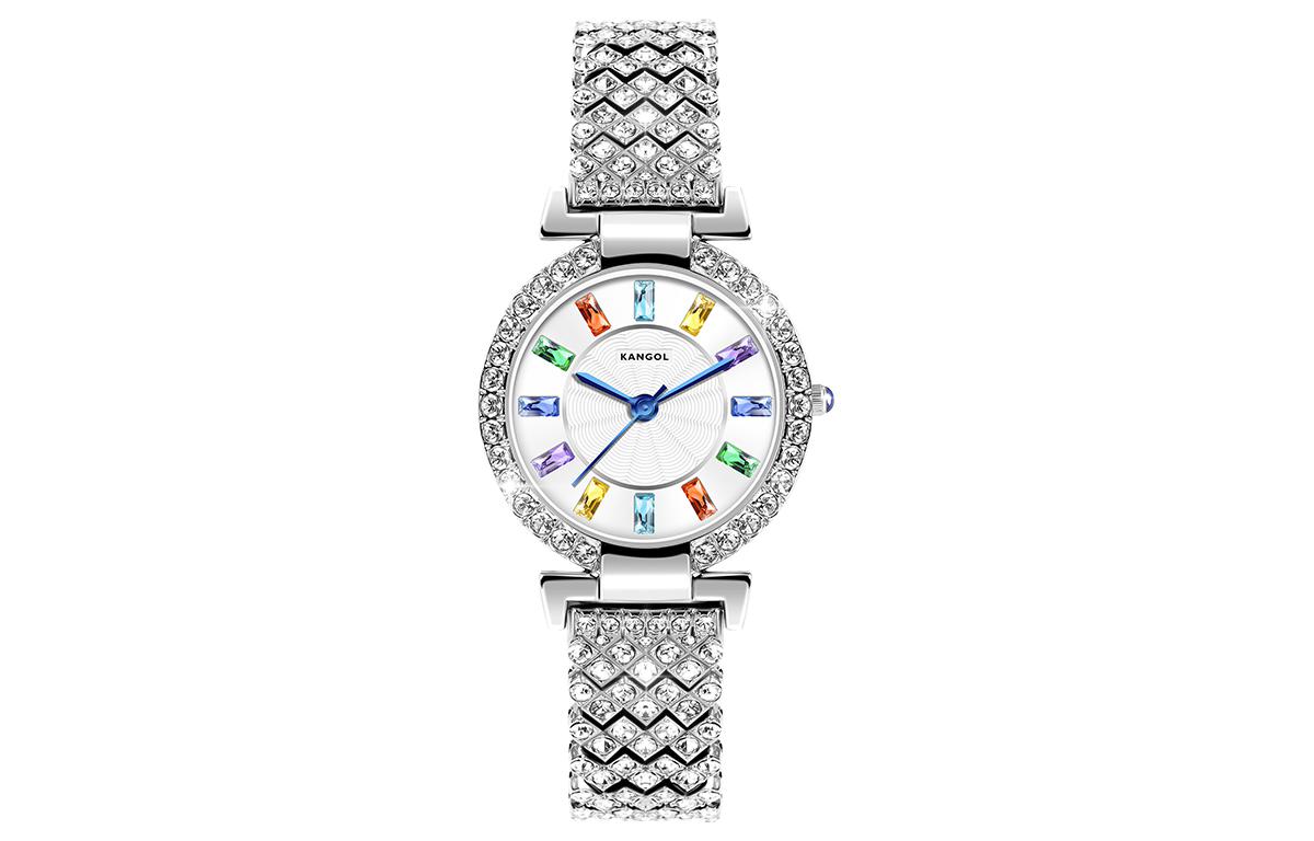 Кварцевые часы с металлическим ремешком для женщин, белый циферблат K826 KANGOL, элегантная серебристая шкала со стразами
Кварцевые часы с металлическим ремешком для женщин, белый циферблат K826 KANGOL, элегантная серебристая шкала со стразами