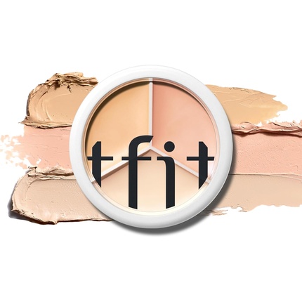 Палитра консилеров Cover Up Pro Concealer 3-в-1 с полным покрытием и коррекцией цвета Tfit
Палитра консилеров Cover Up Pro Concealer 3-в-1 с полным покрытием и коррекцией цвета Tfit