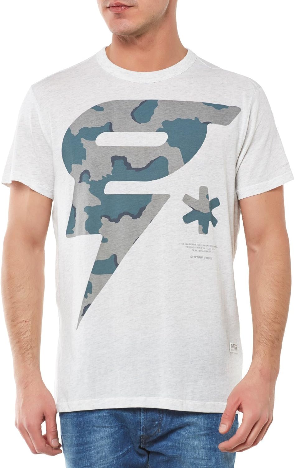 Футболка G-Star Raw с круглым вырезом, короткими рукавами и принтом
Футболка G-Star Raw с круглым вырезом, короткими рукавами и принтом