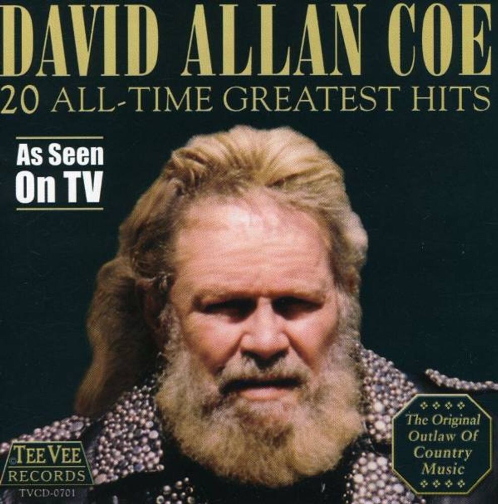 Диск CD 20 All Time Greatest Hits - David Allan Coe
Диск CD 20 All Time Greatest Hits - David Allan Coe