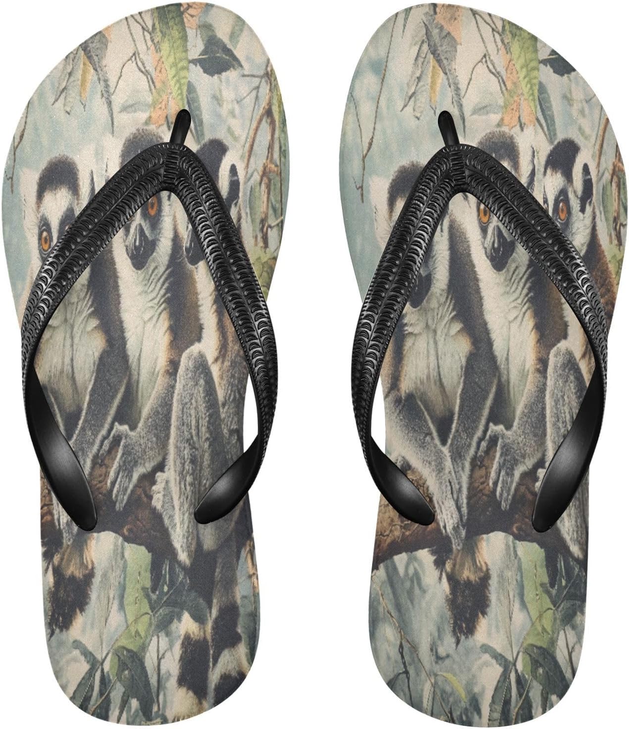 Лемуры Ветви Листья Шлепанцы Пляж Душ Вьетнамки Резиновые Нескользящие Летние Тапочки Обувь для женщин и мужчин для прогулок Sinestour, Lemurs Branch Leaves
Лемуры Ветви Листья Шлепанцы Пляж Душ Вьетнамки Резиновые Нескользящие Летние Тапочки Обувь для женщин и мужчин для прогулок Sinestour, Lemurs Branch Leaves